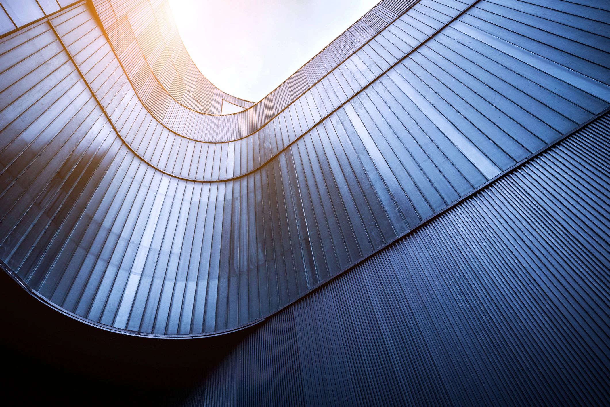Modern architectural facade with clean lines